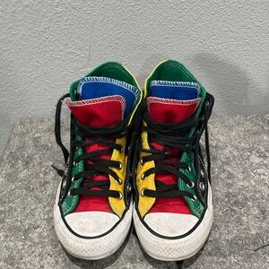 Converse All Stars Multi Color Multi Layer Hi Top Unisex Shoes L6/M4